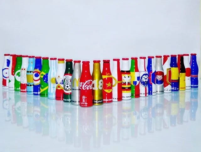 25 MINI COCA Cola Bottles Set Box Russia Soccer Football World Cup 2018 ...