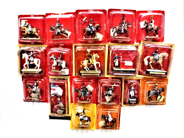 Lot 18 Figurines Plomb Napoleon Delprado Gd Format Neuves