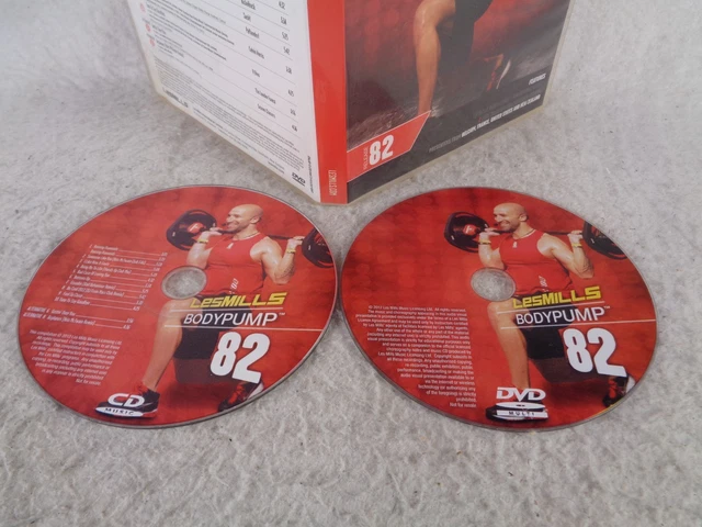LES MILLS BODYPUMP 82 DVD CD Set Fitness Workout Program Strength
