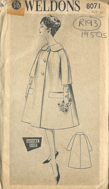 Patron De Couture Simplicity 9461 - Manteau Pour Fille 3 à 8 Ans - Neuf - Taille Unique Multiple