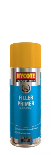 Hycote Yellow schnell trocknende Aerosol-Sprühfarbe 400ml *24
