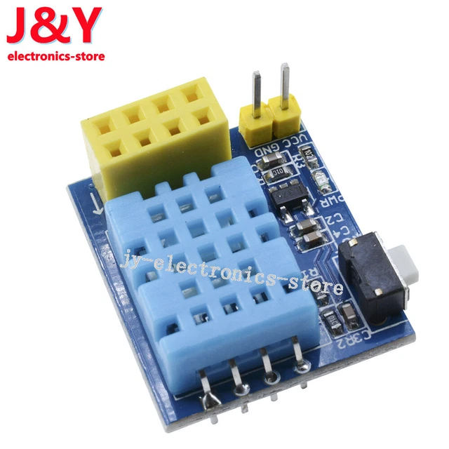 Module Temperature Shield ESP8266 WIFI ESP-01/01S DHT11 Temperature&Humidity Shield Sensor Module ...