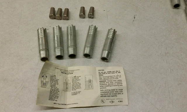 ITW Ramset/Red Head 1/2" Diameter Self Drilling Anchor 5 pcs