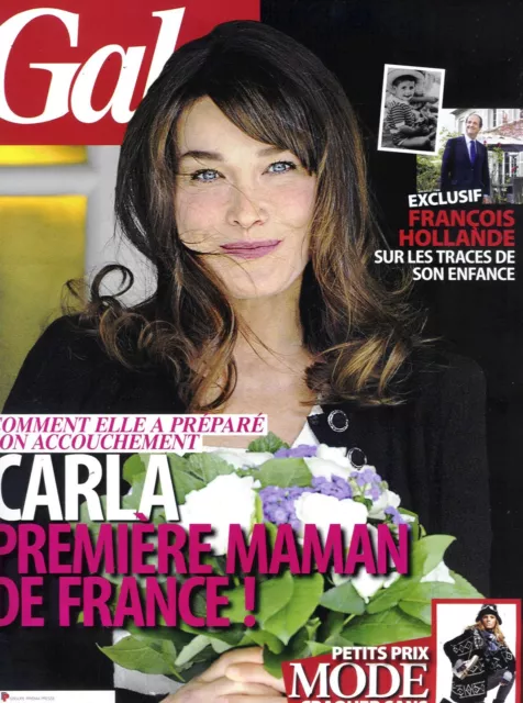 GALA n°957 12/10/ 2011 Carla Bruni/ Hollande/ Dujardin/ Milano/ Hallyday/ B.Vian