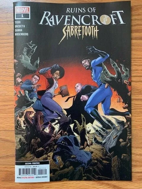 Ruins of Ravencroft #1 Sabretooth 2nd Print Variant Cover ABSOLUTE CARNAGE