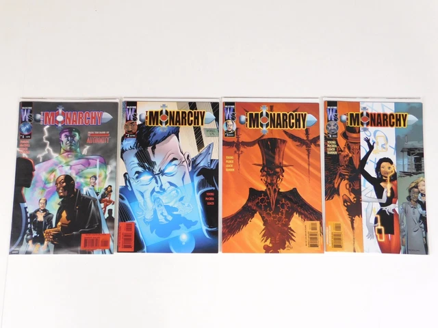 Lot of 4 The Monarchy Comics - WildStorm Comics - First Four Issues!