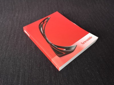rare ARTEMIDE DEPLIANT catalogo 1974 lampade da giardino PIEGHEVOLE 