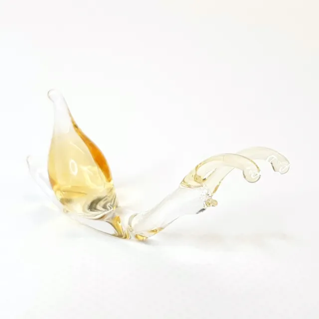 Small Art Blown Glass Snail / Slug Animal - NEW - Murano Style - Garden Pot Art