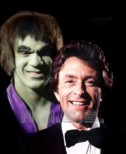 BILL BIXBY AND Lou Ferrigno The Incredible Hulk 10 X 8 Publicity Photo ...