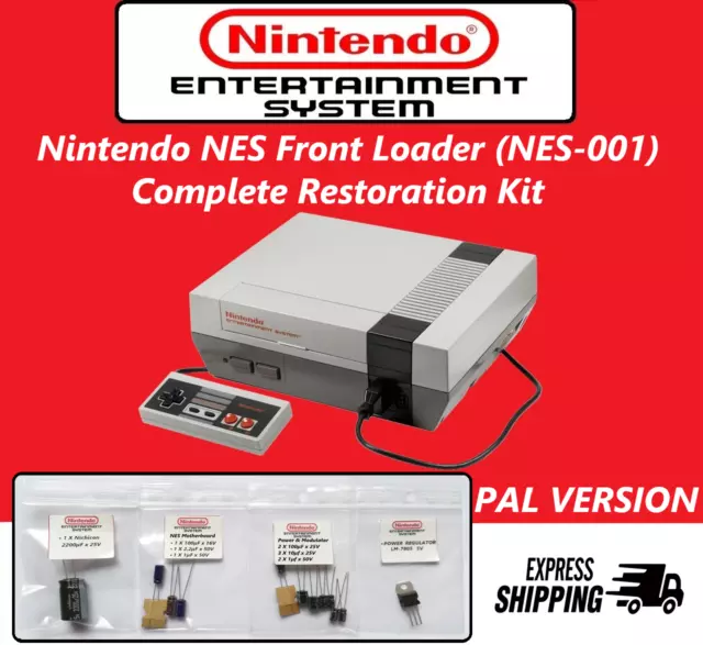 Nintendo NES (PAL) Complete Restoration Kit / Fix no Power, Sound or Video