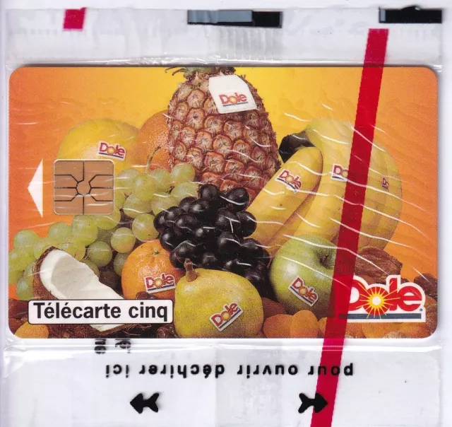 Telecarte / Phonecard .. France 5U Privee Gn92 Gem1A Dole Fruits Nsb/Neuve C.16€