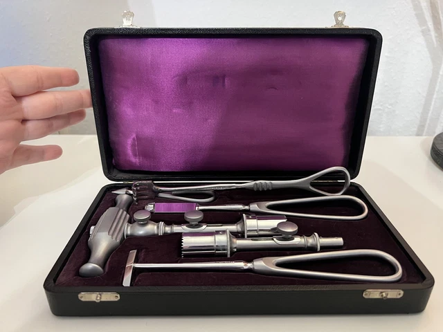 Antik! Trepanationsbesteck. Chirurgisches Besteck, Instrumente. Medizin, Arzt 10