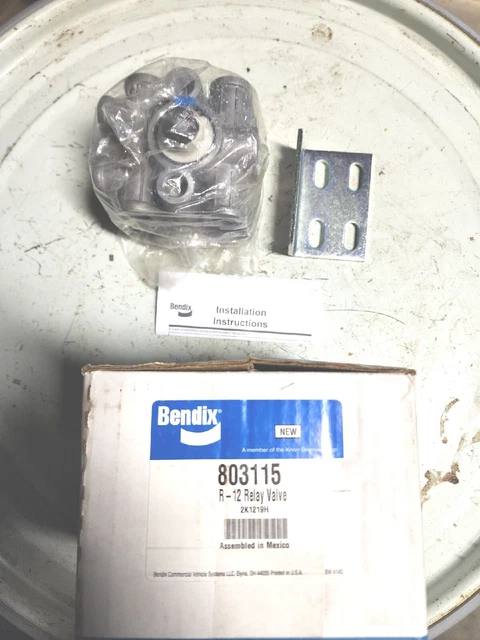 BENDIX 803115 R 12 Air Brake Relay Valve New EUR 72,44 - PicClick DE