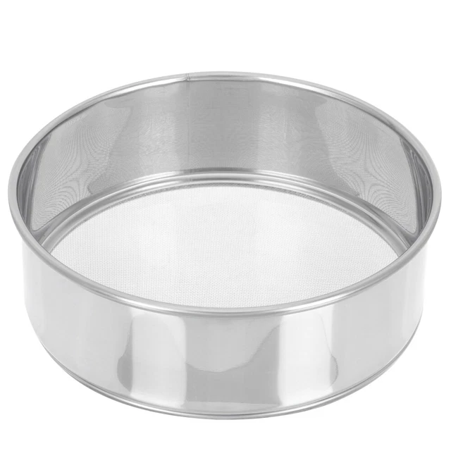 Runder Bodensieb Edelstahl Mesh-Mesh-Bildschirm Homesieb-Garten-Boden-Sift