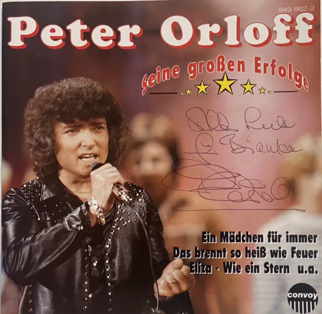 Peter Orloff signiert CD Original Unterschrift Autogramm Signed Signatur