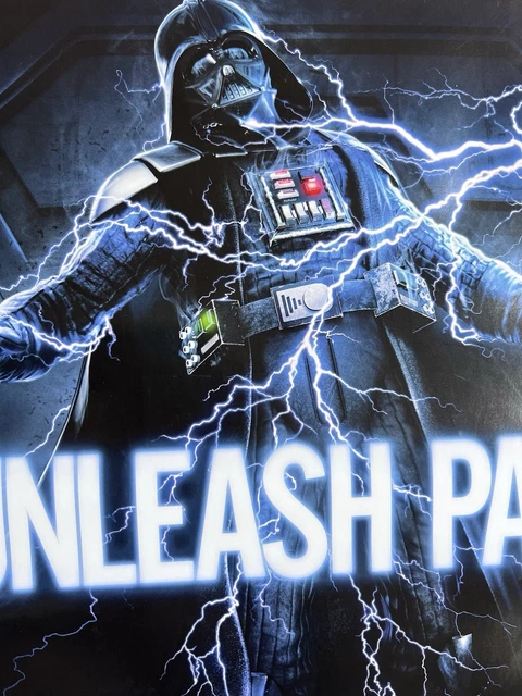 STAR WARS THE Force Unleashed II GameStop Promo Poster 2010 Darth