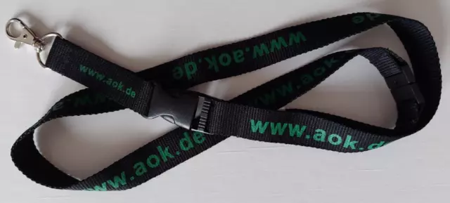 AOK Krankenkasse Schlüsselband Lanyard NEU (M144)