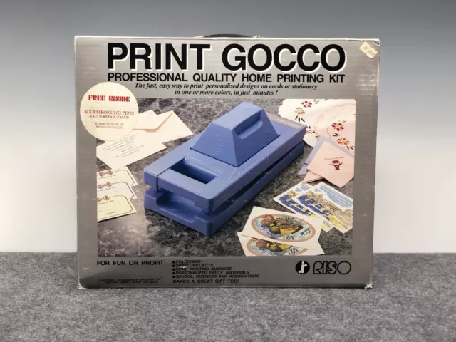 Juego de impresoras y pantalla RISO Gocco B6 de malla alta kit Kagaku Corp. usado