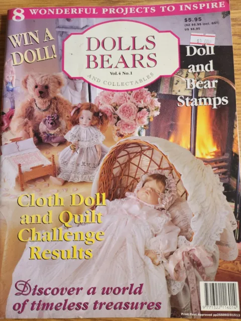 Australian Dolls Bears And Collectables Magazine Vol. 4 No. 1