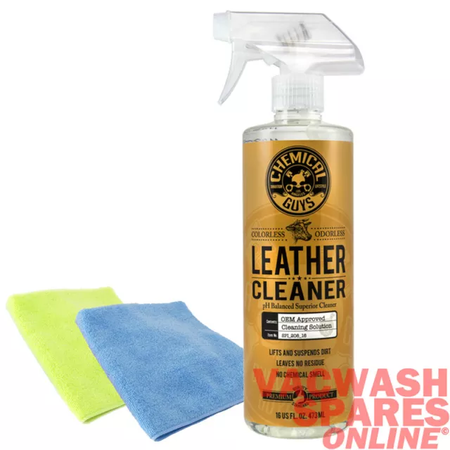 Chemical Guys Leather Cleaner - Ph Balanced Superior Cleaner - Lifts Away Dirt