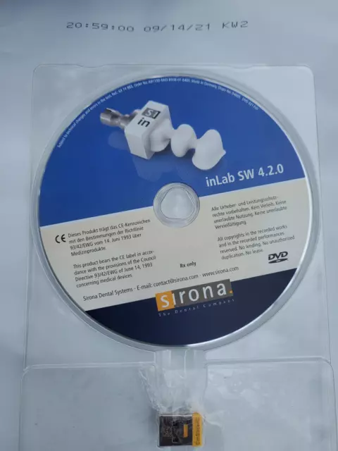 inLab 4.2 Software With Licence   SIRONA New CEREC + inLab Stack 4.0