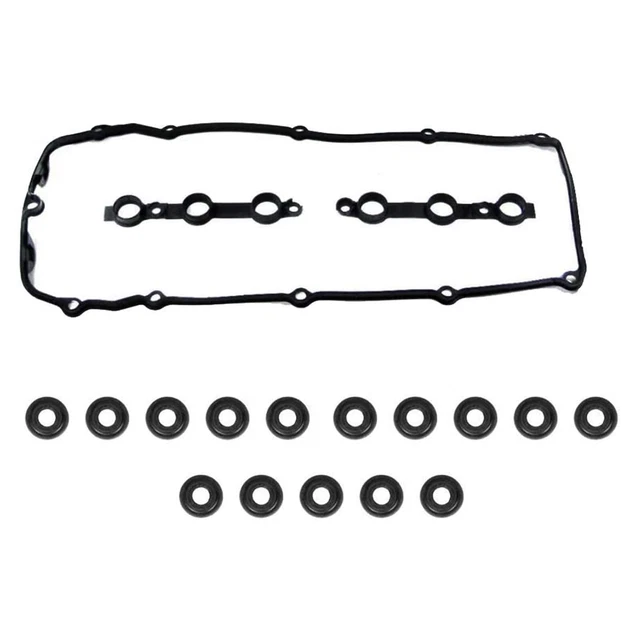 Valve Cover Gasket Set With 15 Bolt Seals For BMW E38 E39 E46 E53 525i 528i 530i
