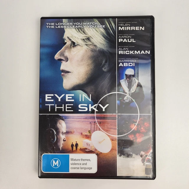 EYE IN THE Sky DVD Helen Mirren Aaron Paul Politically Charged Thrille