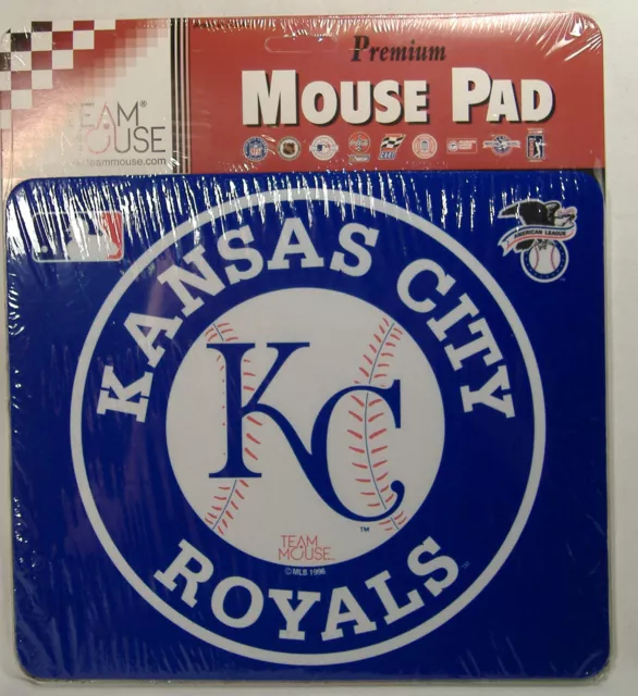 Vintage Kansas City Royals Neoprene Computer Mouse Pad Mousepad Team Misp 1996