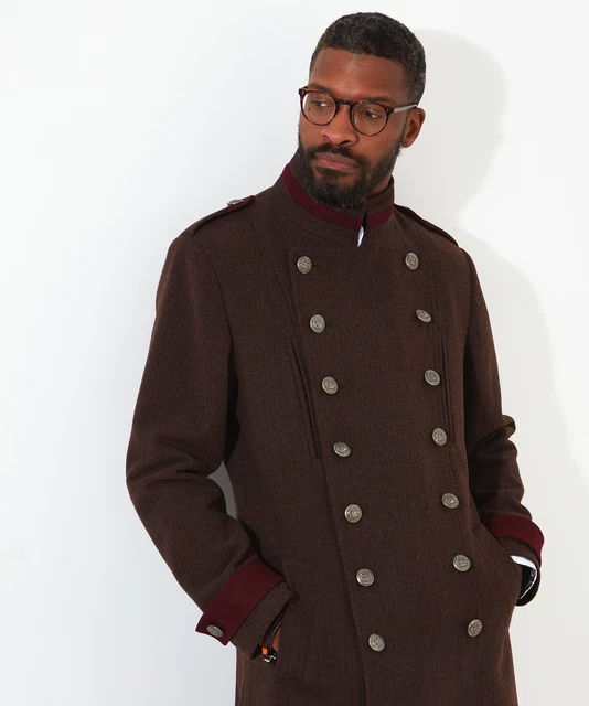 Full length military deals style coat
