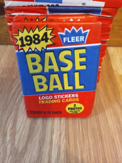 1984 Fleer Baseball Cards Wax Pack Vintage Unopened Don Mattingly Rookie Year