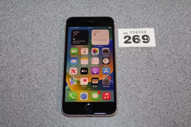 Apple iPhone SE 3rd Gen 64GB White (Unlocked) Mobile Phone 100% Batt Health