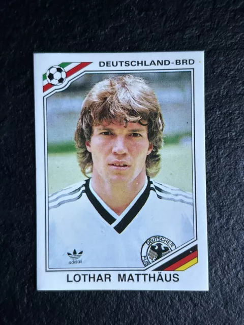 Sticker Panini World Cup Story - Mexico 86- Matthaus - 188-Original Comme Neuf !