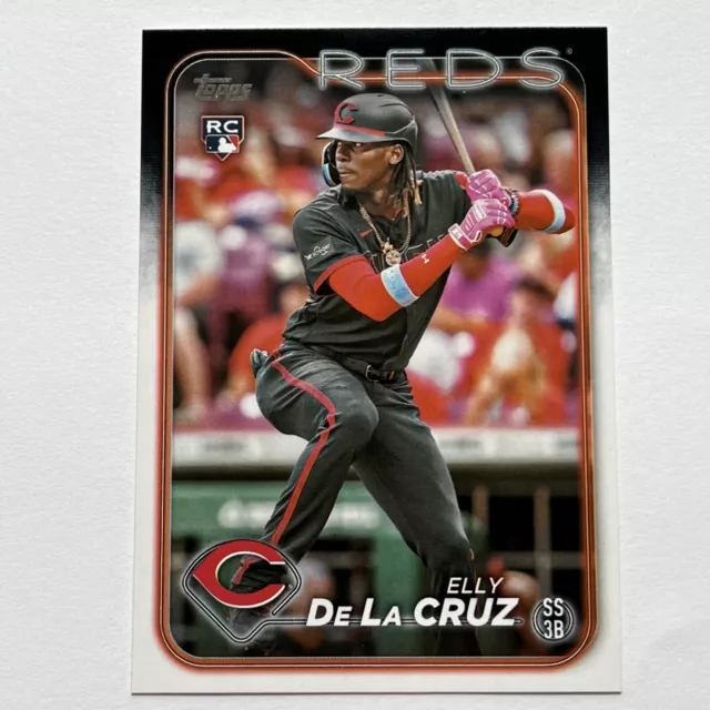 2024 TOPPS SERIES 1 Elly De La Cruz Rookie RC 141 Cincinnati Reds 4