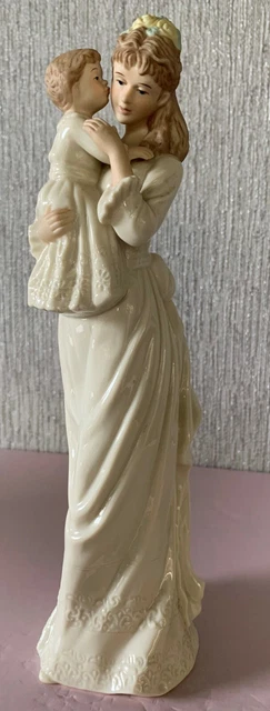 Regal Collection Lady  Georgina With Baby Cream Porcelain  Model P118 Perfect