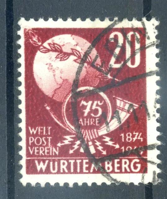 880643) Frz. Zone Württemberg Nr. 51 gestempelt, UPU