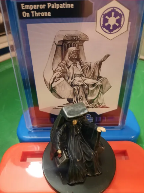 Star Wars Miniatures- Imperial Entanglements - Emperor Palpatine on Throne 13/40