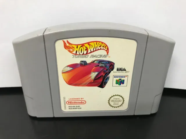 Hot Wheels Turbo Racing N64 Game Nintendo 64 CART ONLY EUR PAL