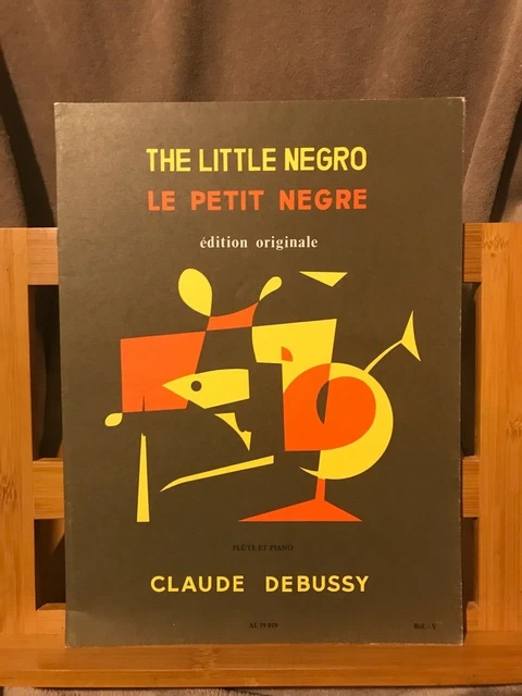 Claude Debussy Le Petit negre partition flûte et piano éditions Leduc