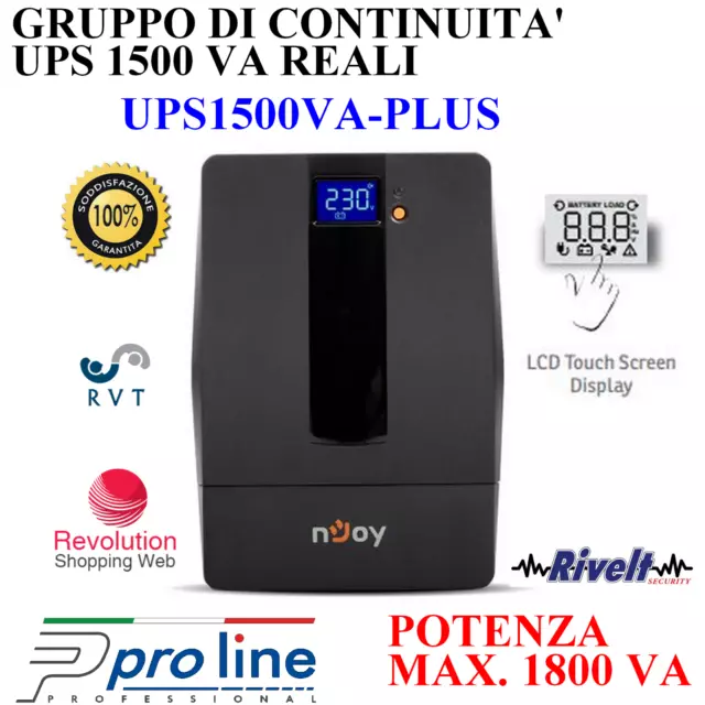 UPS Gruppo di continuità 1500 va professionale Protezione ADSL stufe a pellet