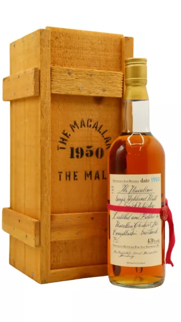 Macallan - Single Highland Malt 1950 30 year old Whisky 75cl
