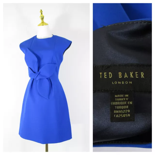 Ted baker london polly structured bow dress shop