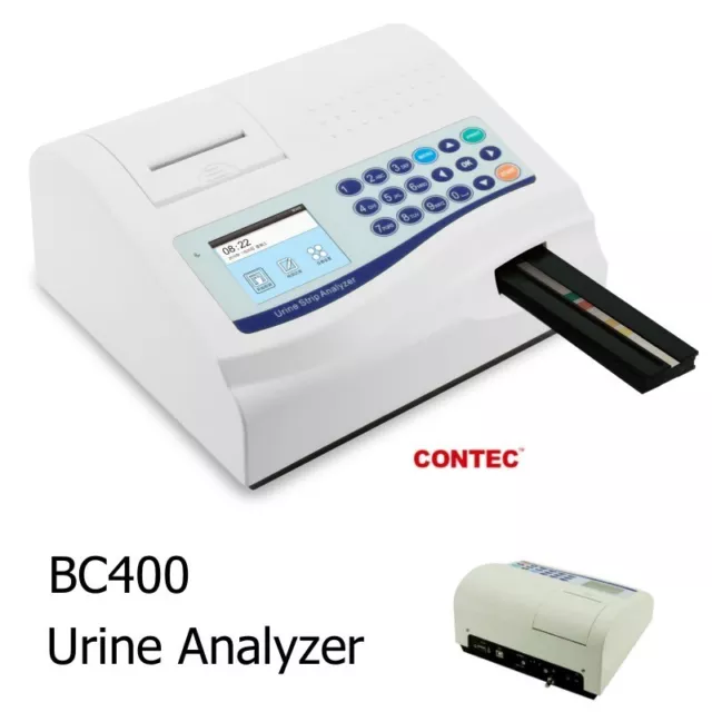 CONTEC BC400 Urine Analyzer 11 Parameters Test Strips with Thermal Printer CE