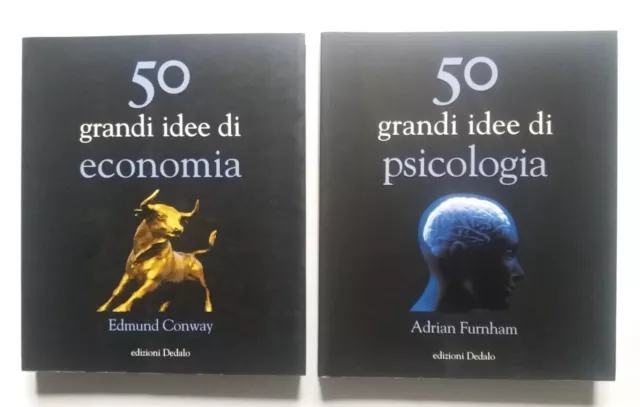 50 Grandi idee di Economia Psicologia Edmund Conway Adrian Furnham 2 volumi 2010