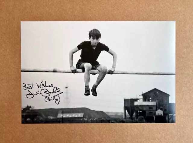 David Bradley hand signed 'Kes' crossbar 12x8 photo