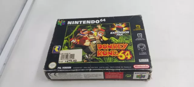 [BOITE VIDE] Jeu Nintendo 64 N64 Donkey Kong 64