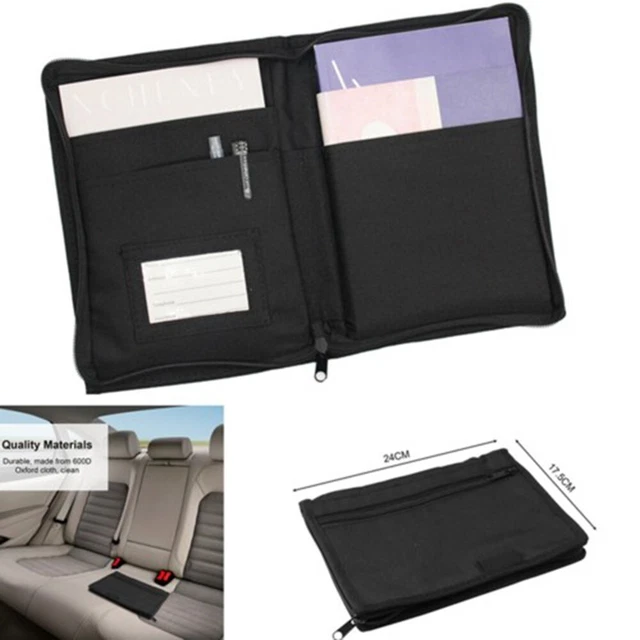 Multi Pockets In-Car Glove Box/Manuals Documents Folder Storage Organizer/Holder
