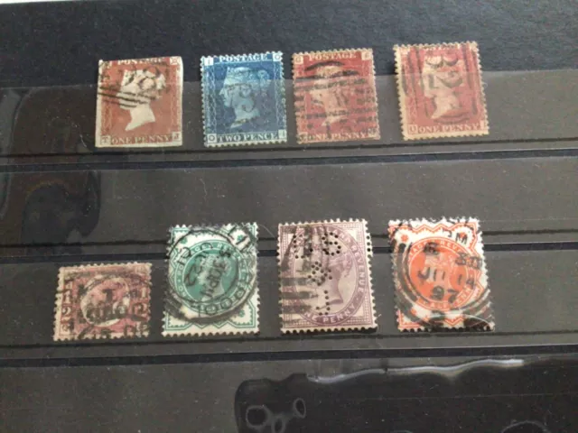 Great Britain early Queen Victoria used stamps Ref A 9977