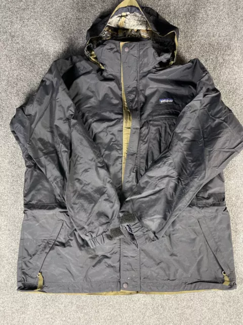 Patagonia Women’s Large Black Windbreaker Rain Coat