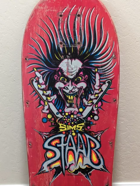 Sims Skateboard Kevin Staab 80s Og Vintage Rare Powell peralta Santa Cruz