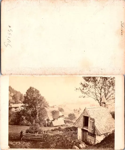 Allemagne, Deutschland, le Titisee, maisons et village en bord de lac Vintage CD